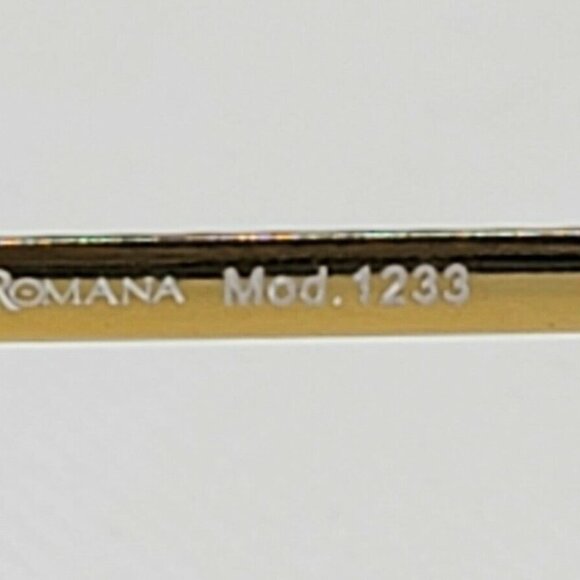 COPY - NEW PORTA ROMANA SUNGLASSES  model 1233 GOLD PLATED